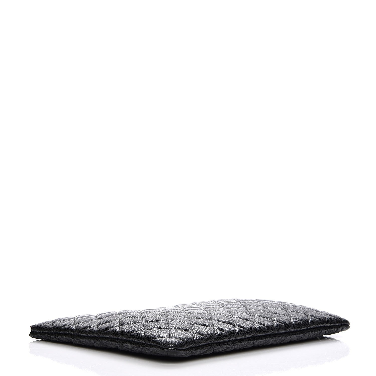 Chanel Caviar Quilted Large Cosmetic Case Black 4 of 7