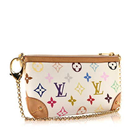Louis Vuitton Monogram Multicolor Pochette Milla MM White 3 of 10