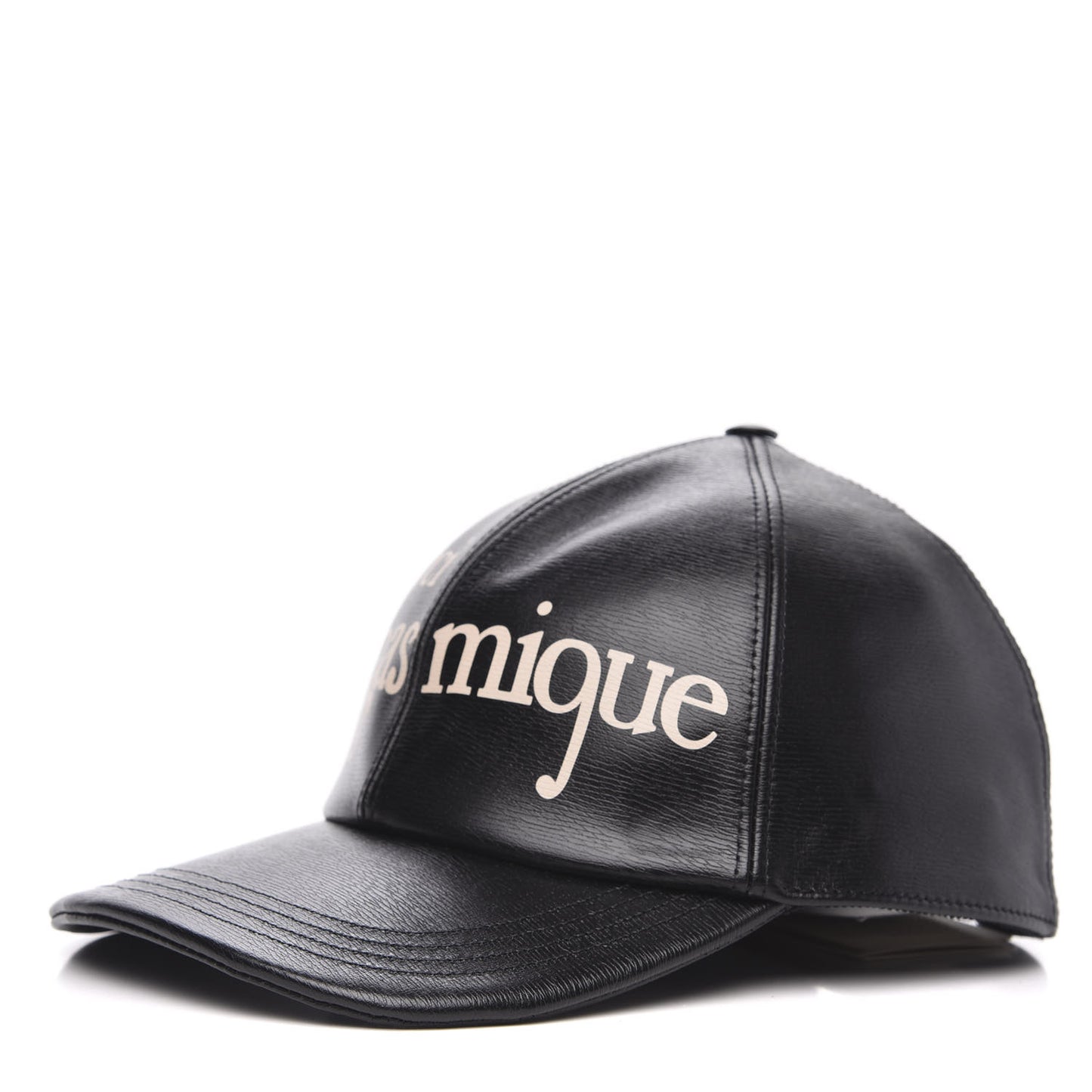 Calfskin Orgasmique Print Baseball Hat Black