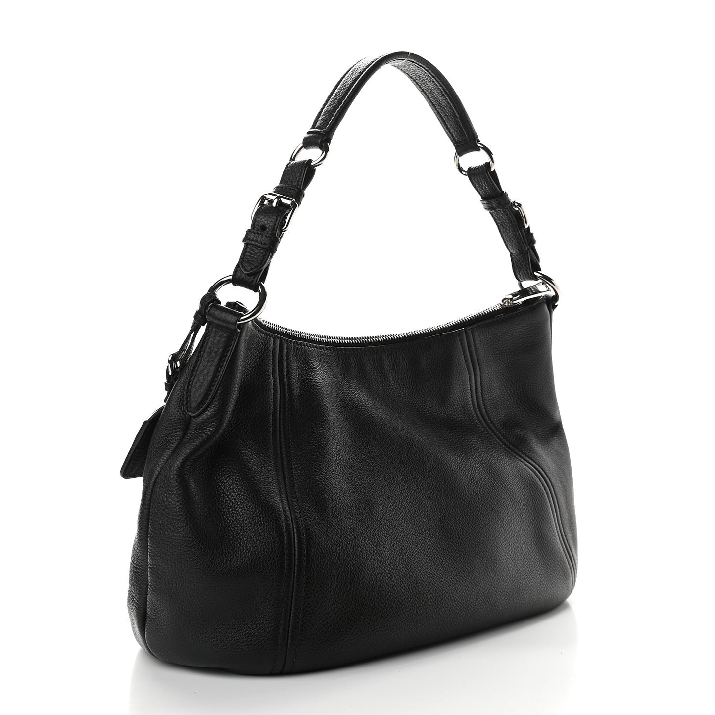 Vitello Daino Hobo Black