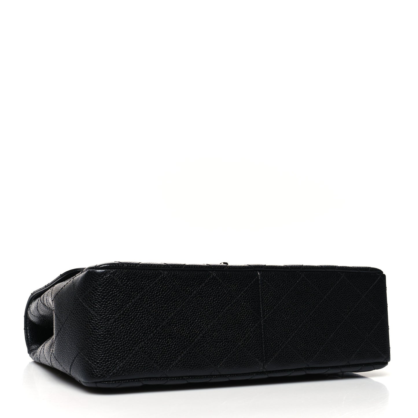 Caviar Quilted Jumbo Single Flap Black