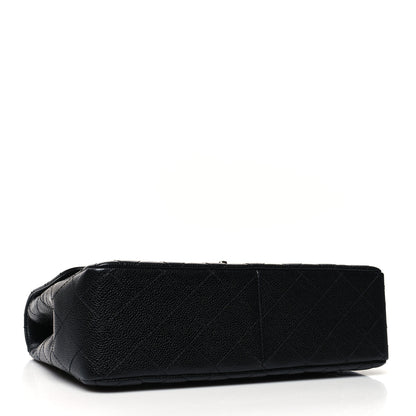 Chanel Caviar Quilted Jumbo Single Flap Black 4 of 12