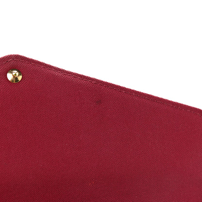 Louis Vuitton Monogram Pochette Felicie Chain Wallet Fuchsia 10 of 10