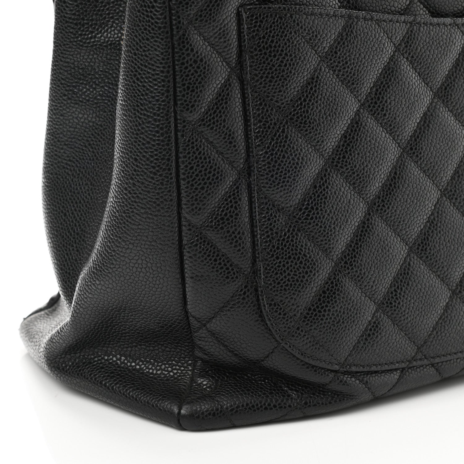 Chanel Caviar Quilted Grand Shopping Tote GST Black 11 of 12