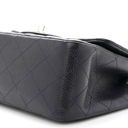Chanel Caviar Quilted Mini Square Flap Navy 10 of 12