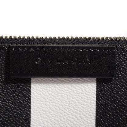 Givenchy Coated Canvas Striped Large Antigona Tote Black White 9 of 11