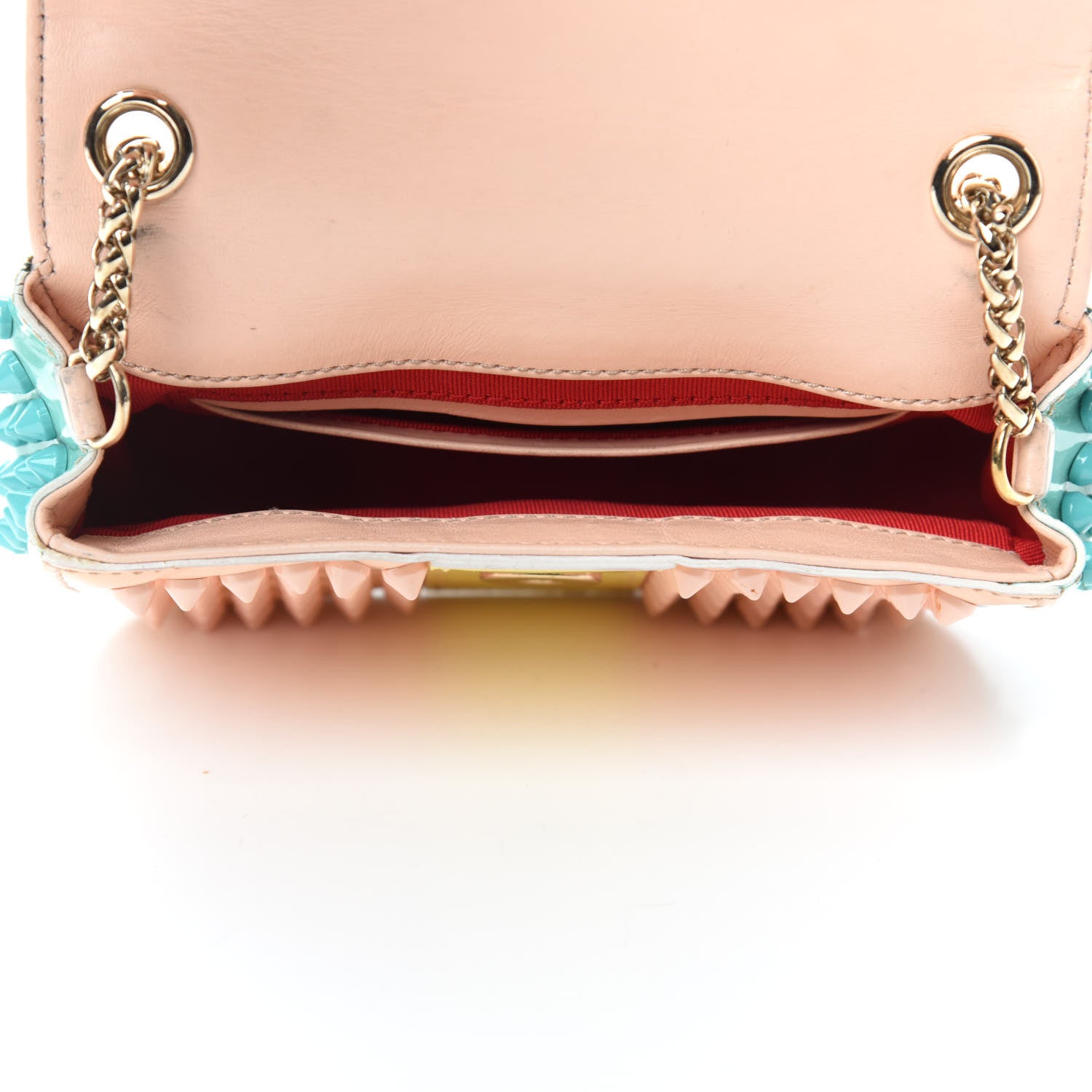Christian Louboutin Patent Spiked Sweety Charity Crossbody Bag Multicolor 5 of 10