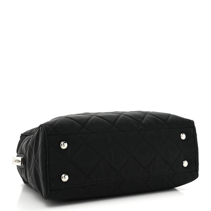 Prada Nylon Tessuto Impuntu Quilted Shoulder Bag Black 4 of 10