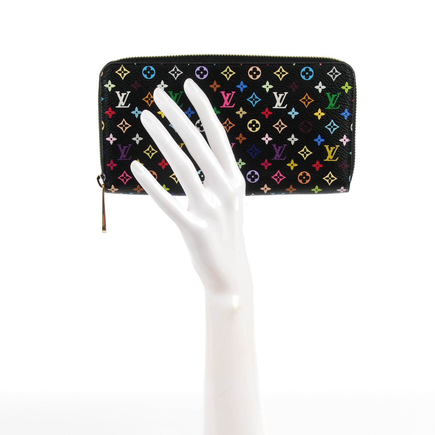 Monogram Multicolor Zippy Wallet Black Grenade