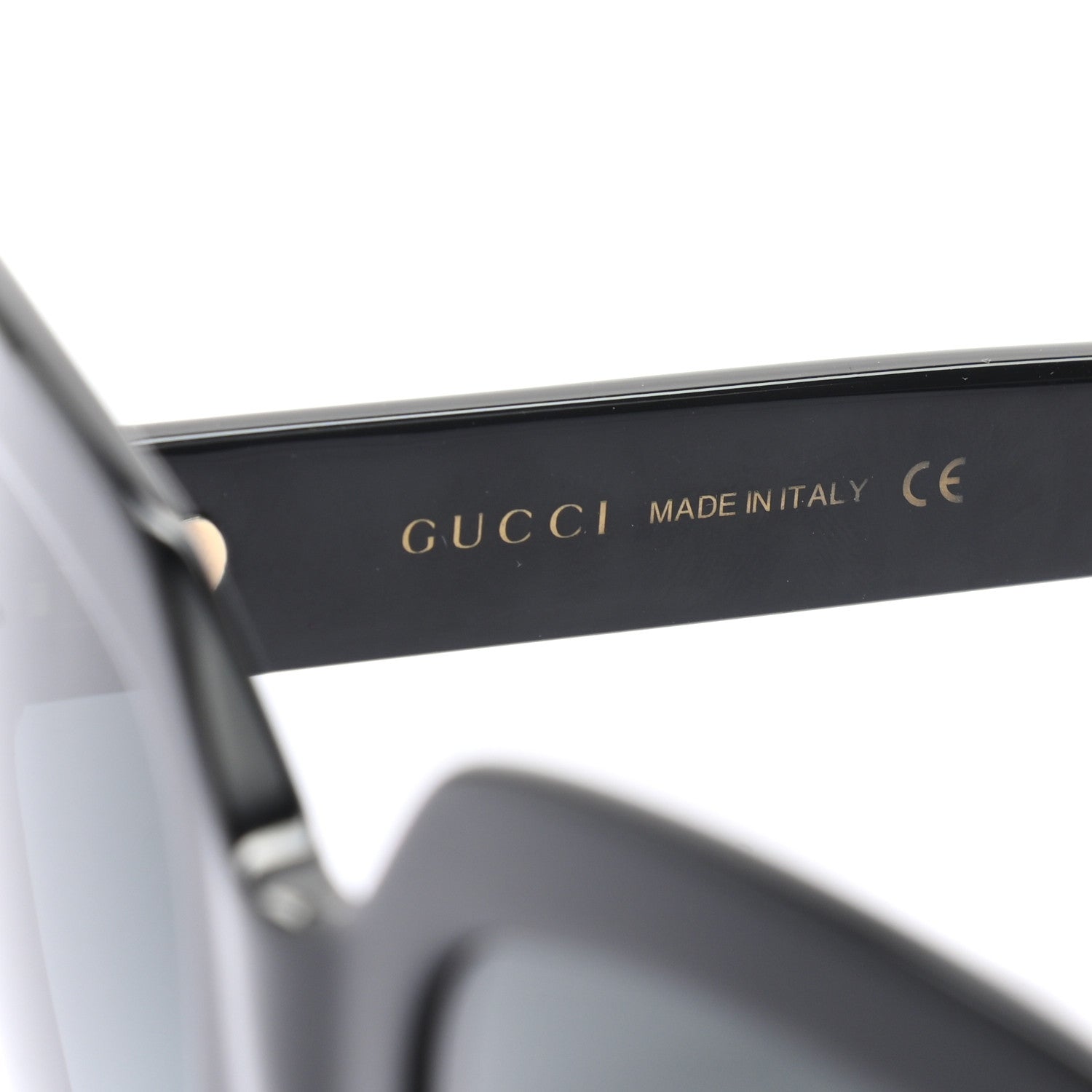 Gucci Oversized Square GG0036S Sunglasses Black 5 of 7