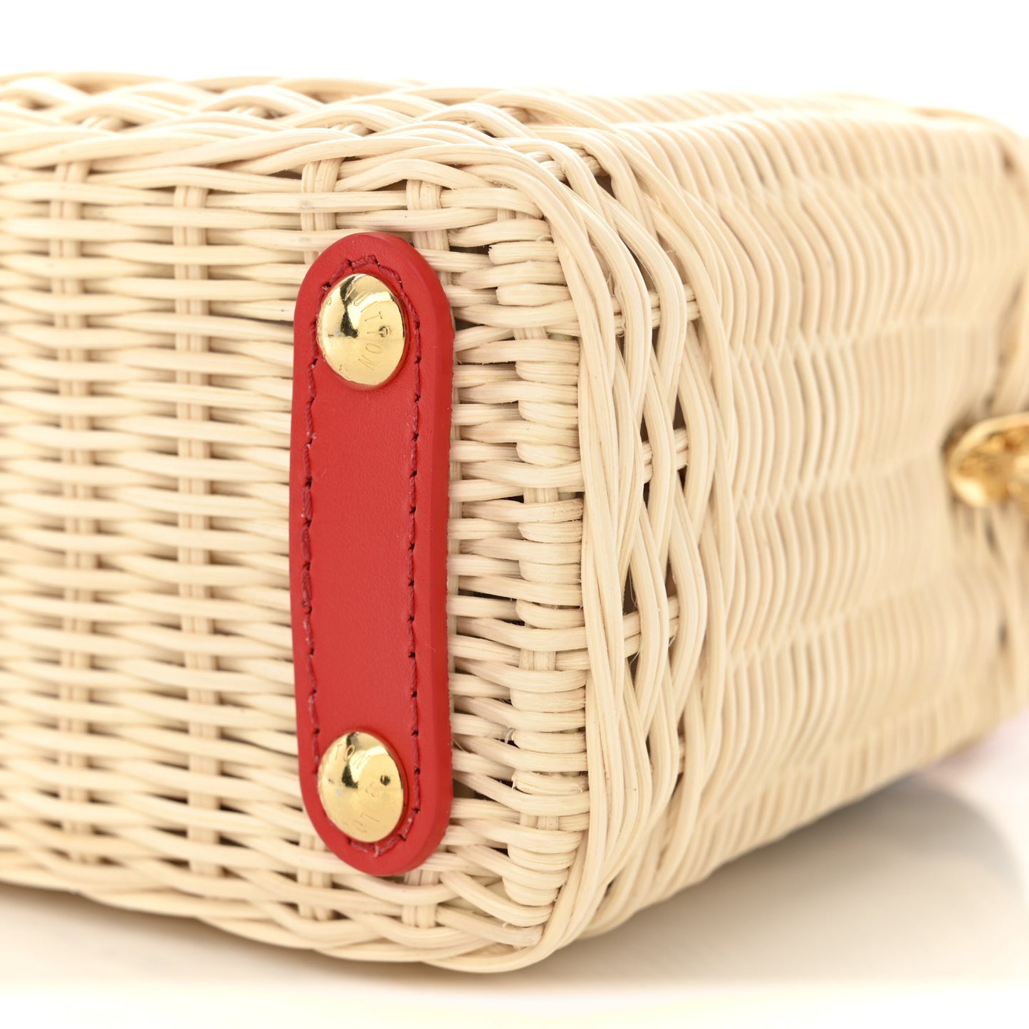 LV X TM Rattan Denim Calfskin Cerises Capucines Mini