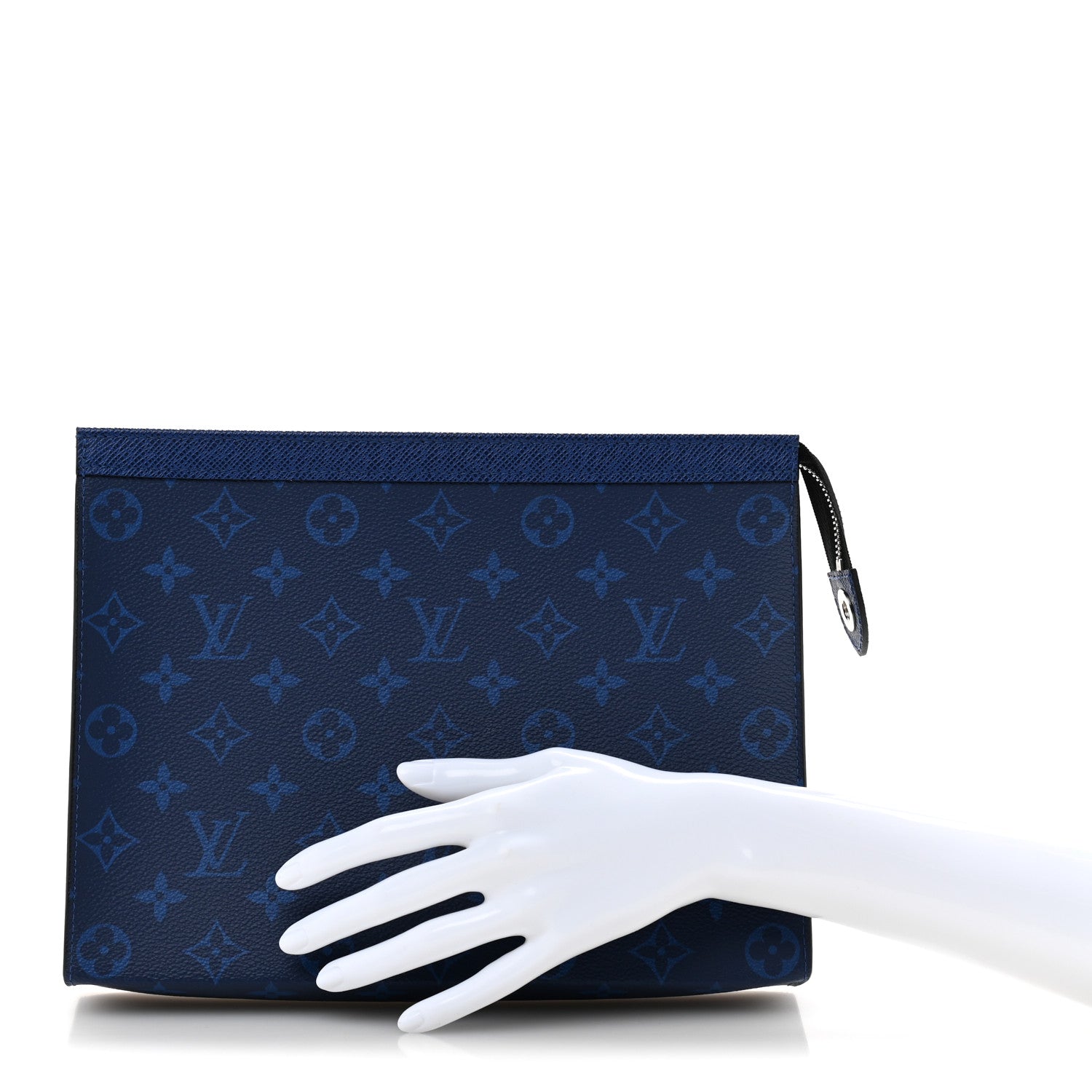 Louis Vuitton Monogram Eclipse Pochette Voyage MM  Pacific Blue 2 of 8
