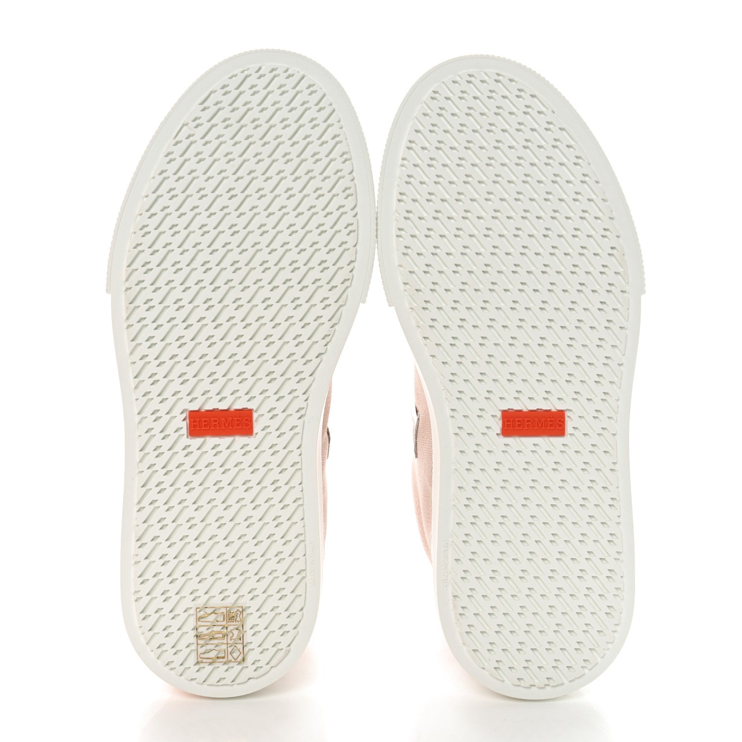 Hermes Canvas Calfskin Daydream Sneakers 35 Framboise White 5 of 9