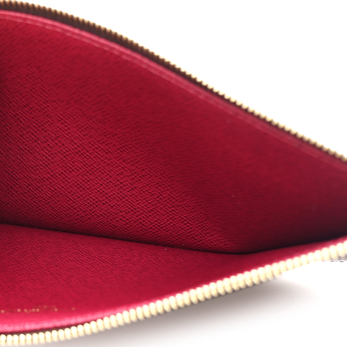Monogram Pochette Felicie Chain Wallet Fuchsia