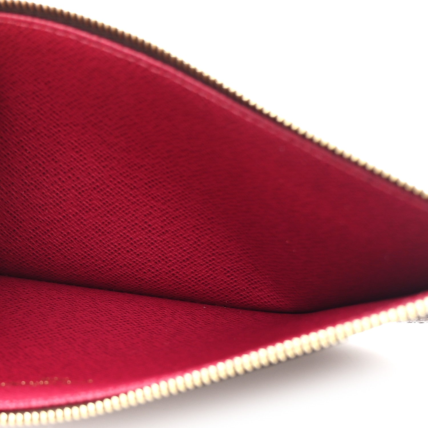 Louis Vuitton Monogram Pochette Felicie Chain Wallet Fuchsia 9 of 13