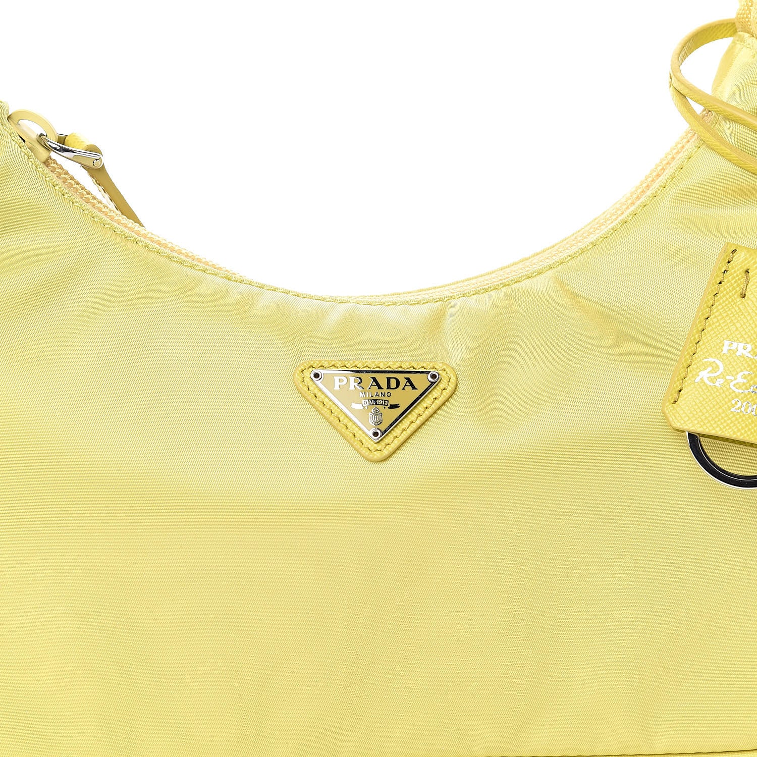 Prada Tessuto Nylon Saffiano Mini Re-Edition 2000 Bag Ananas 12 of 13