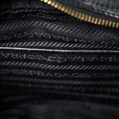 Prada Tessuto Nylon Saffiano Small Crossbody Bag Black 11 of 25