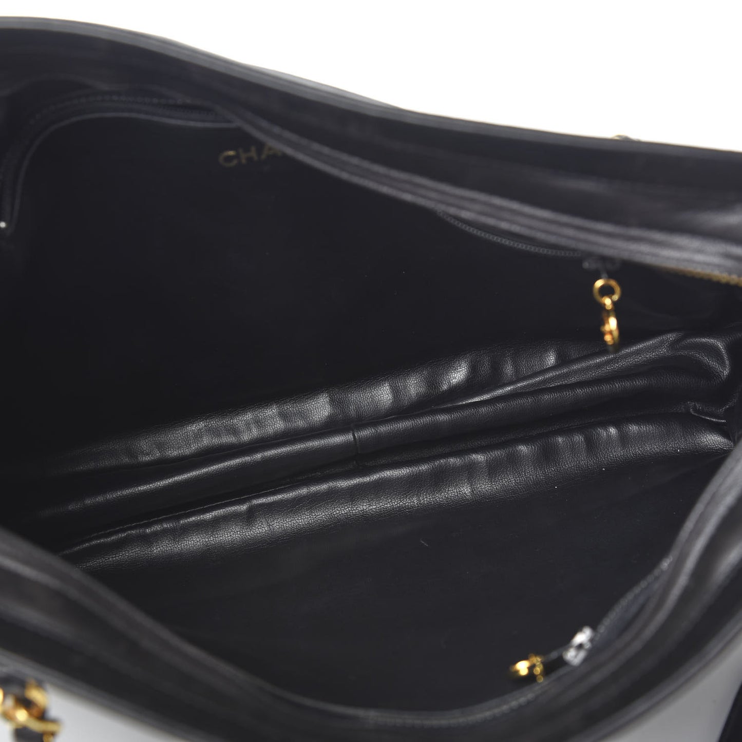 Lambskin CC Shoulder Bag Black