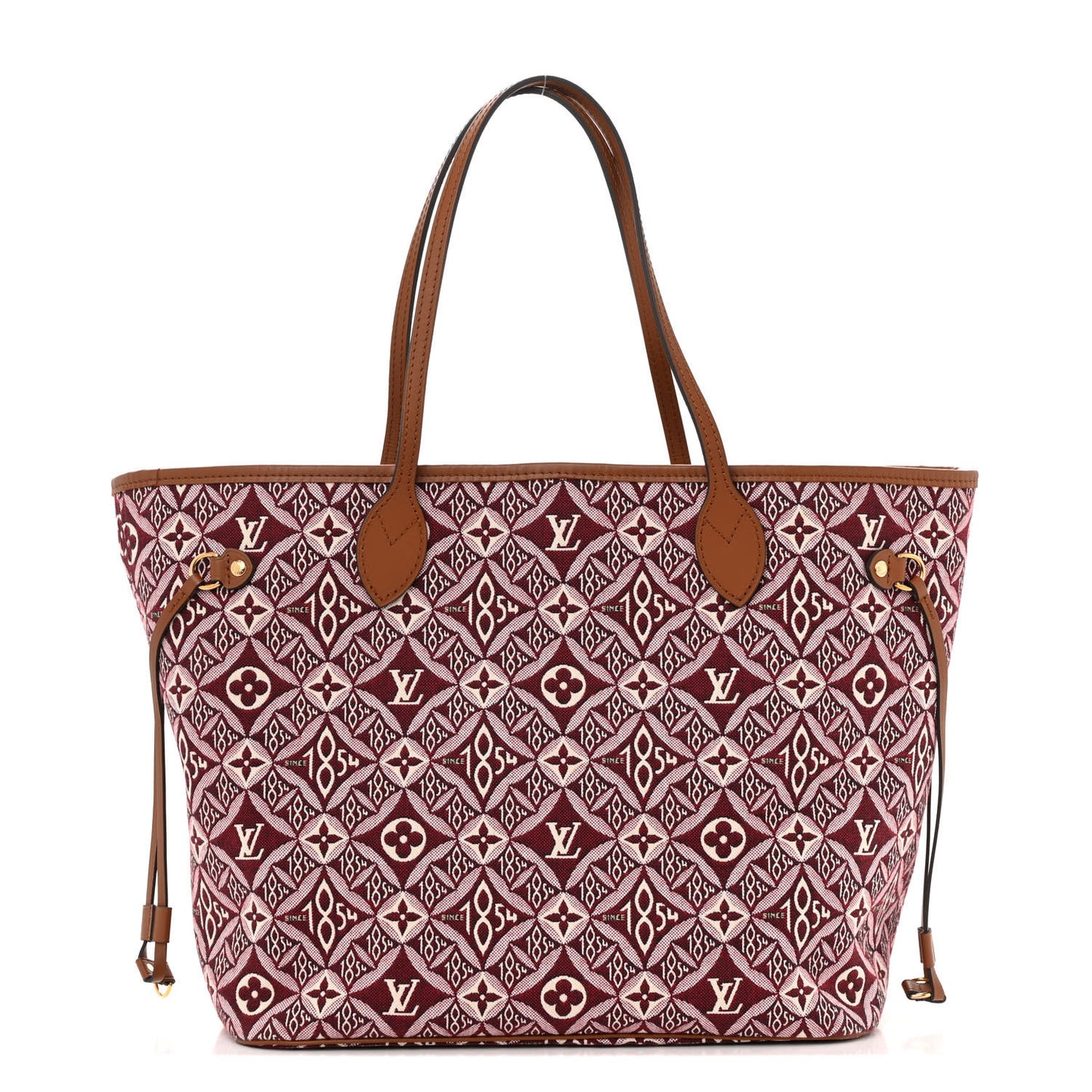 Jacquard Since 1854 Neverfull MM Bordeaux