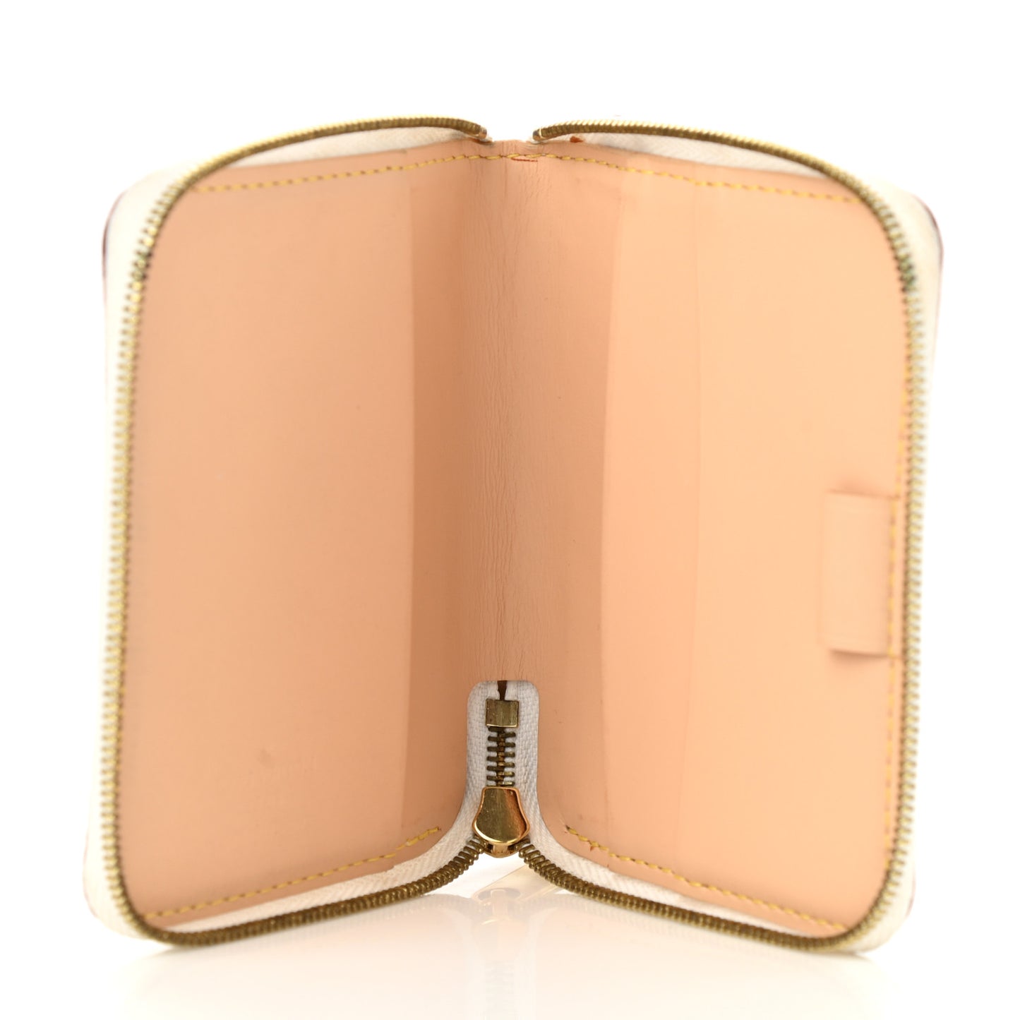 Monogram Multicolor Zippy Coin Purse Compact Wallet White