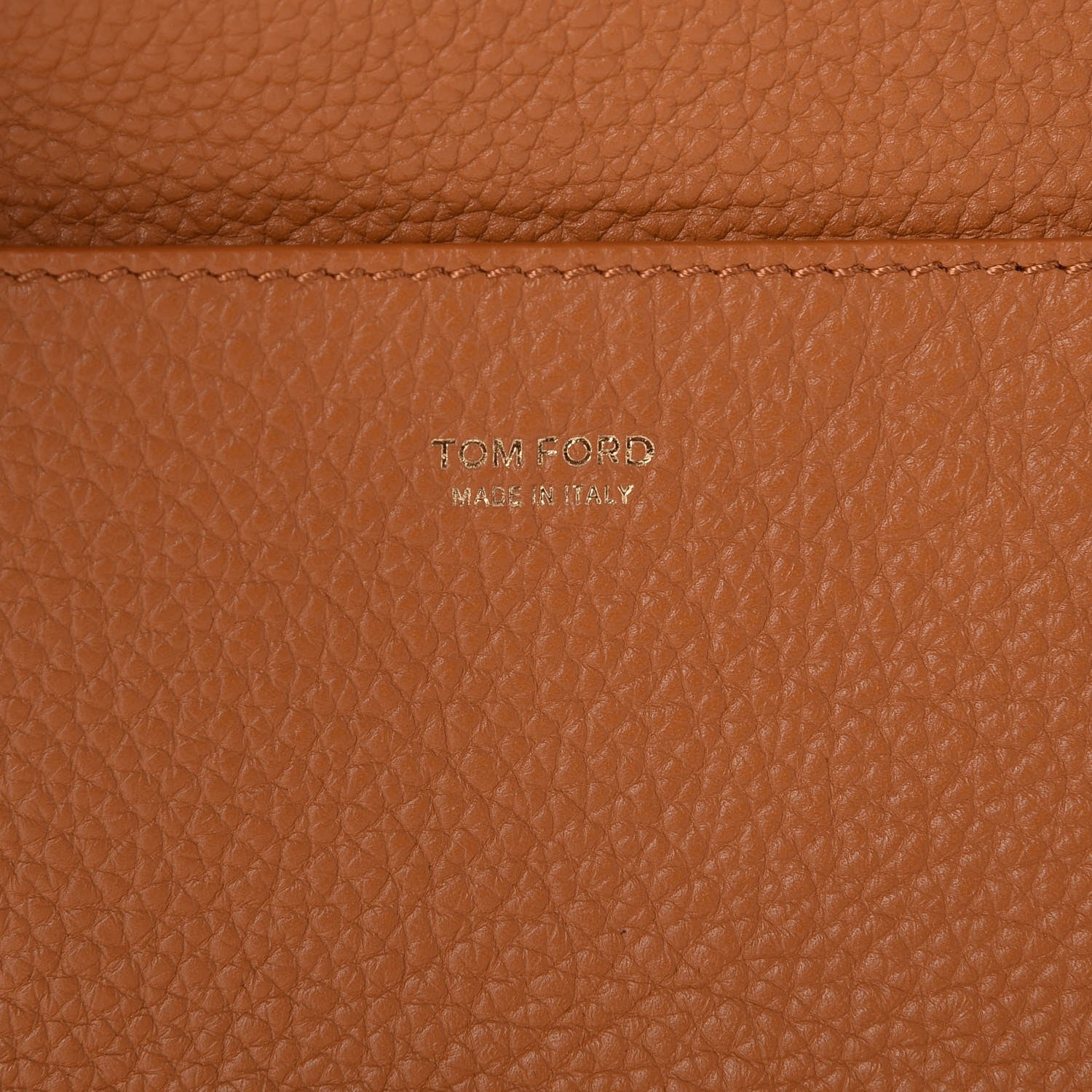 Tom Ford Pebbled Calfskin Medium Jennifer Whiskey 6 of 8