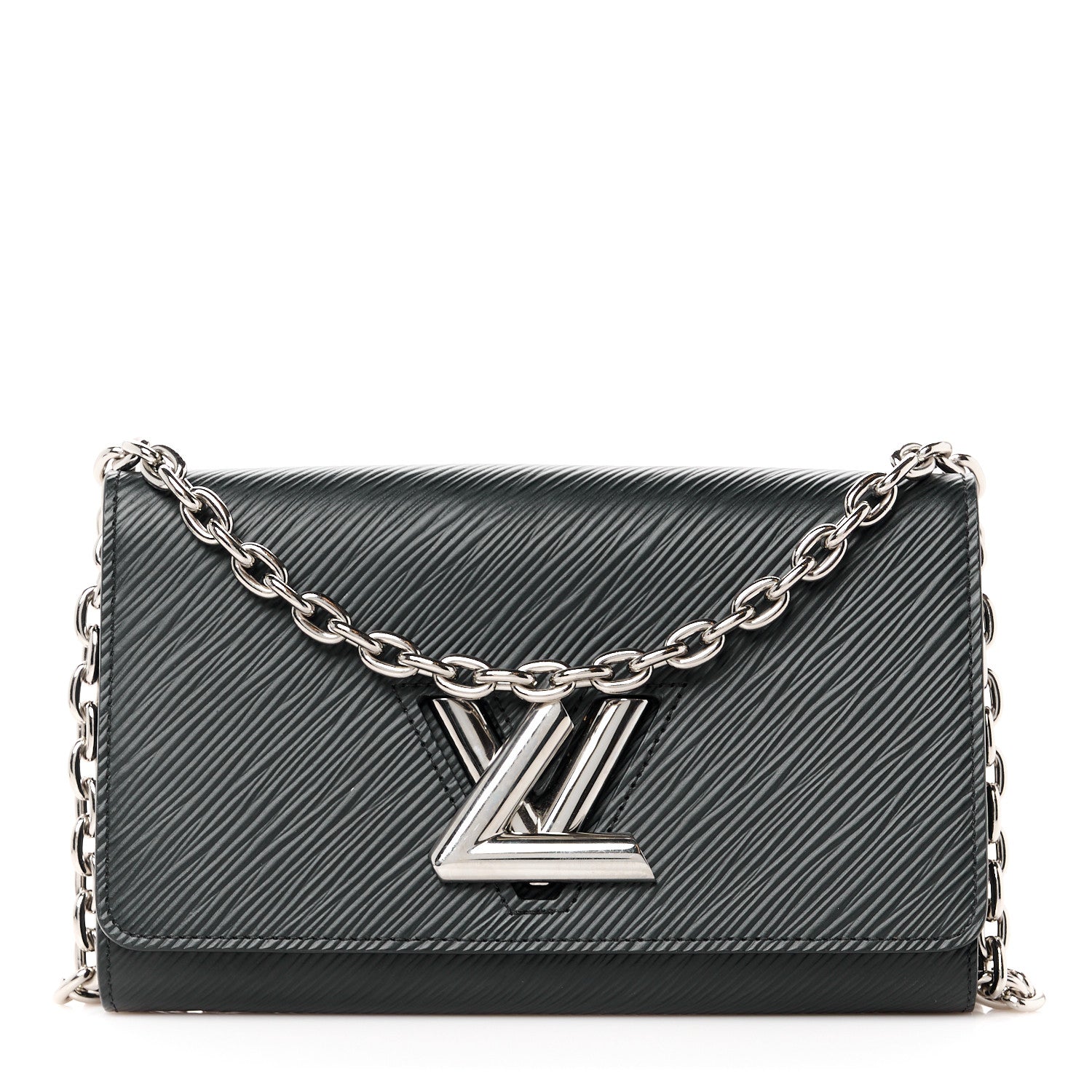 Louis Vuitton Epi Twist Chain Wallet Black 1 of 11