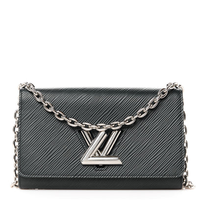 Louis Vuitton Epi Twist Chain Wallet Black 1 of 11