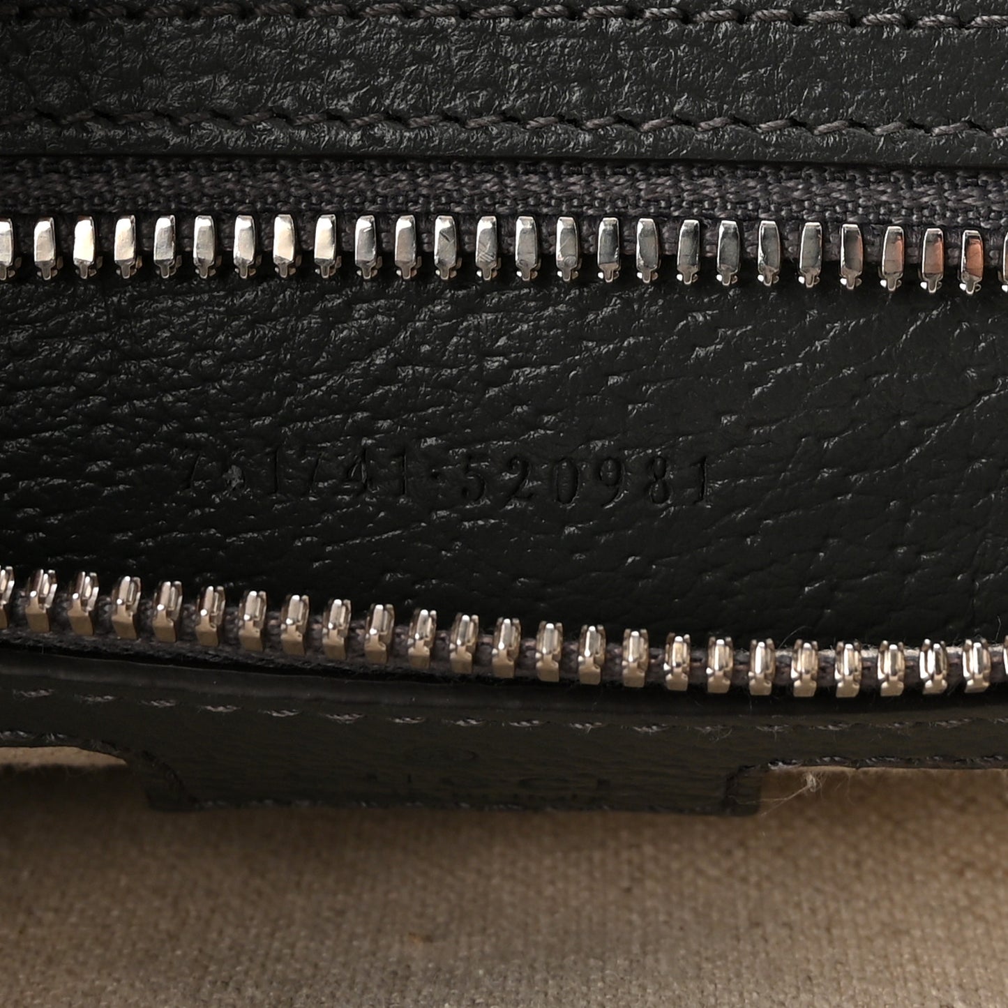 Tender GG Supreme Monogram Textured Dollar Calfskin Ophidia Messenger Bag Grey Black Graphite Grey