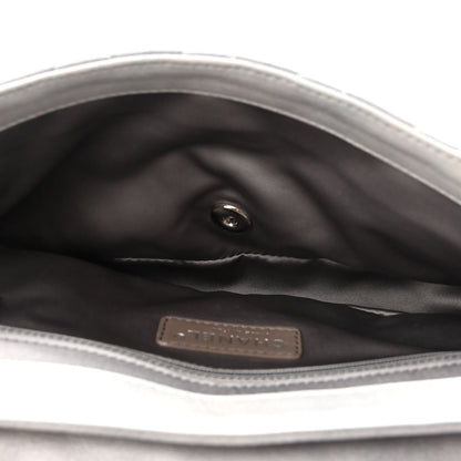 Chanel Rubber Quilted Lambskin Medium Coco Rain Flap Grey 5 of 10