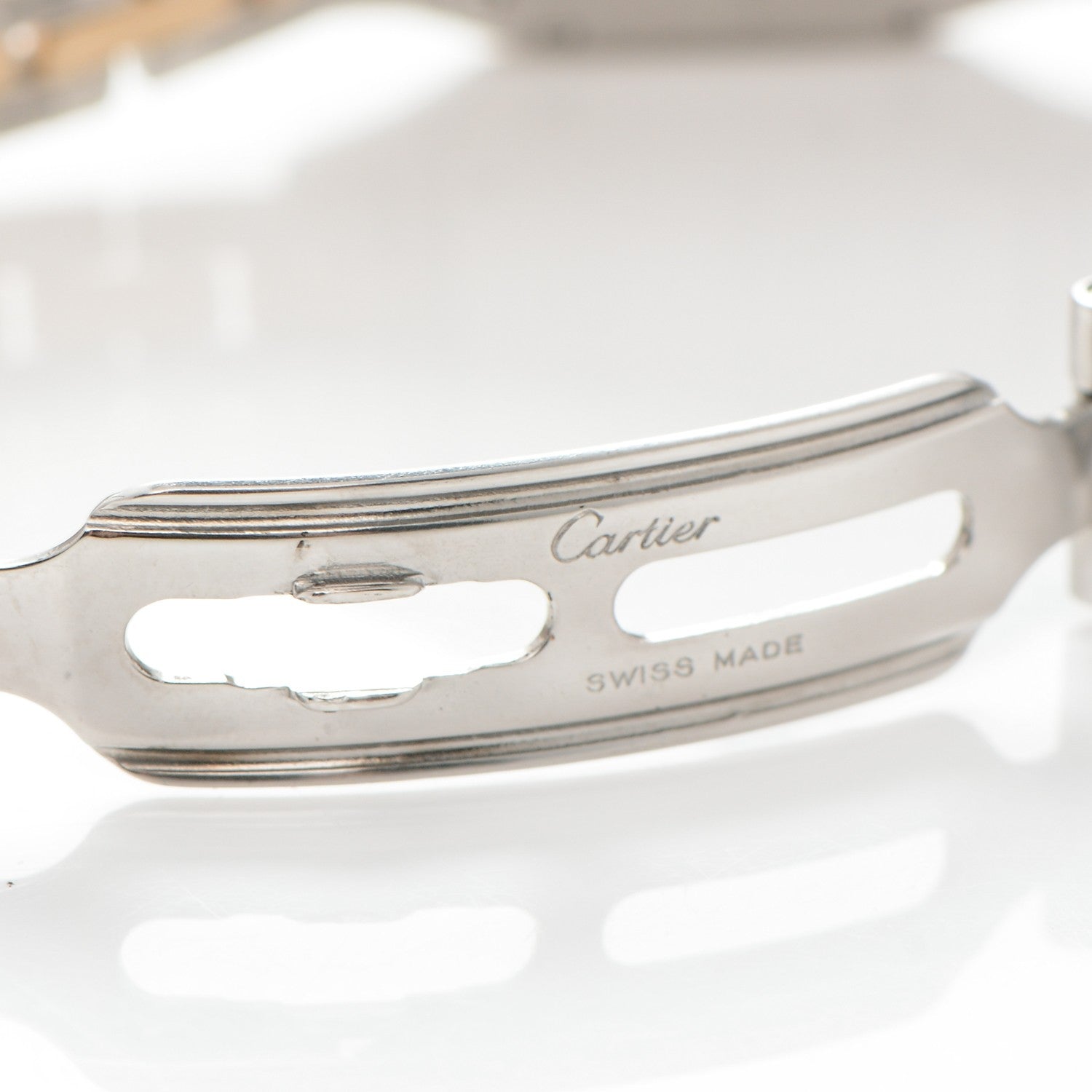 Cartier Stainless Steel 18K Yellow Gold 22mm Panthere Quartz Watch 7 of 7