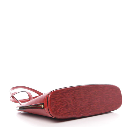 Louis Vuitton Epi Lussac Castillan Red 4 of 18