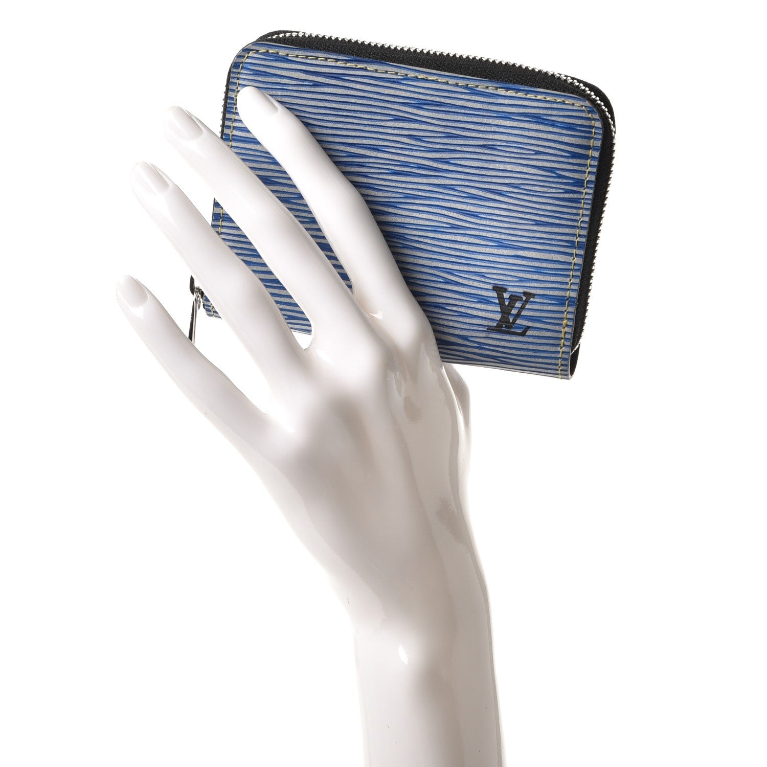Louis Vuitton Epi Zippy Coin Purse Denim Light 2 of 8