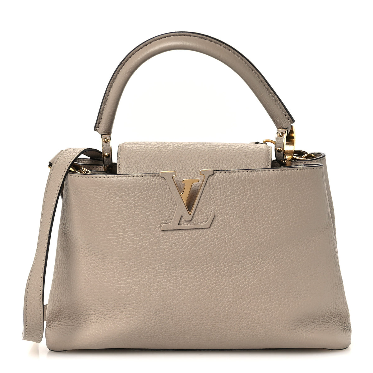Louis Vuitton Taurillon Capucines PM Galet 1 of 9