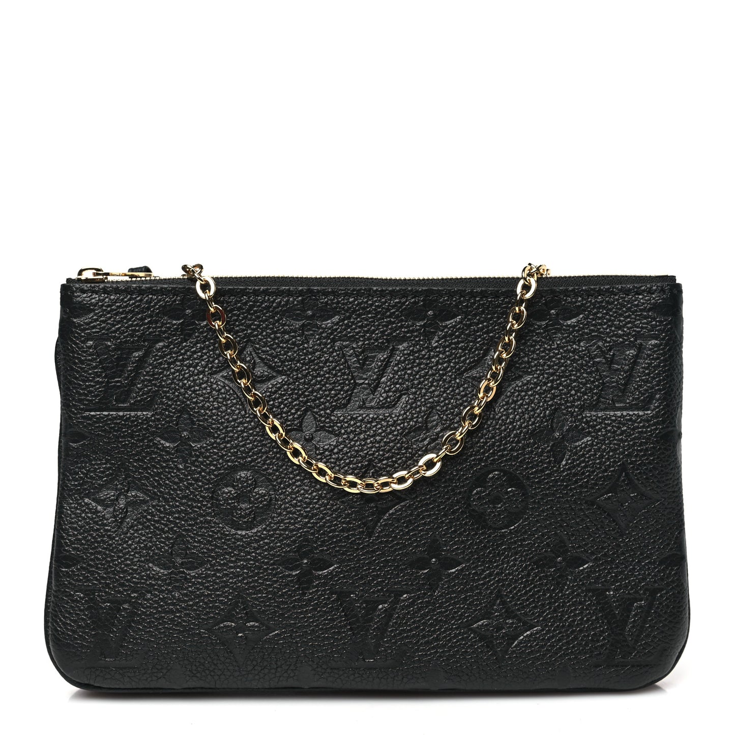 Empreinte Double Zip Pochette Black