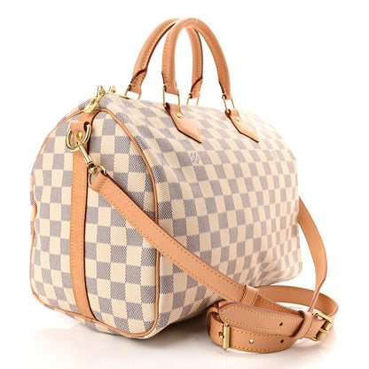 Louis Vuitton Damier Azur Speedy Bandouliere 30 3 of 10