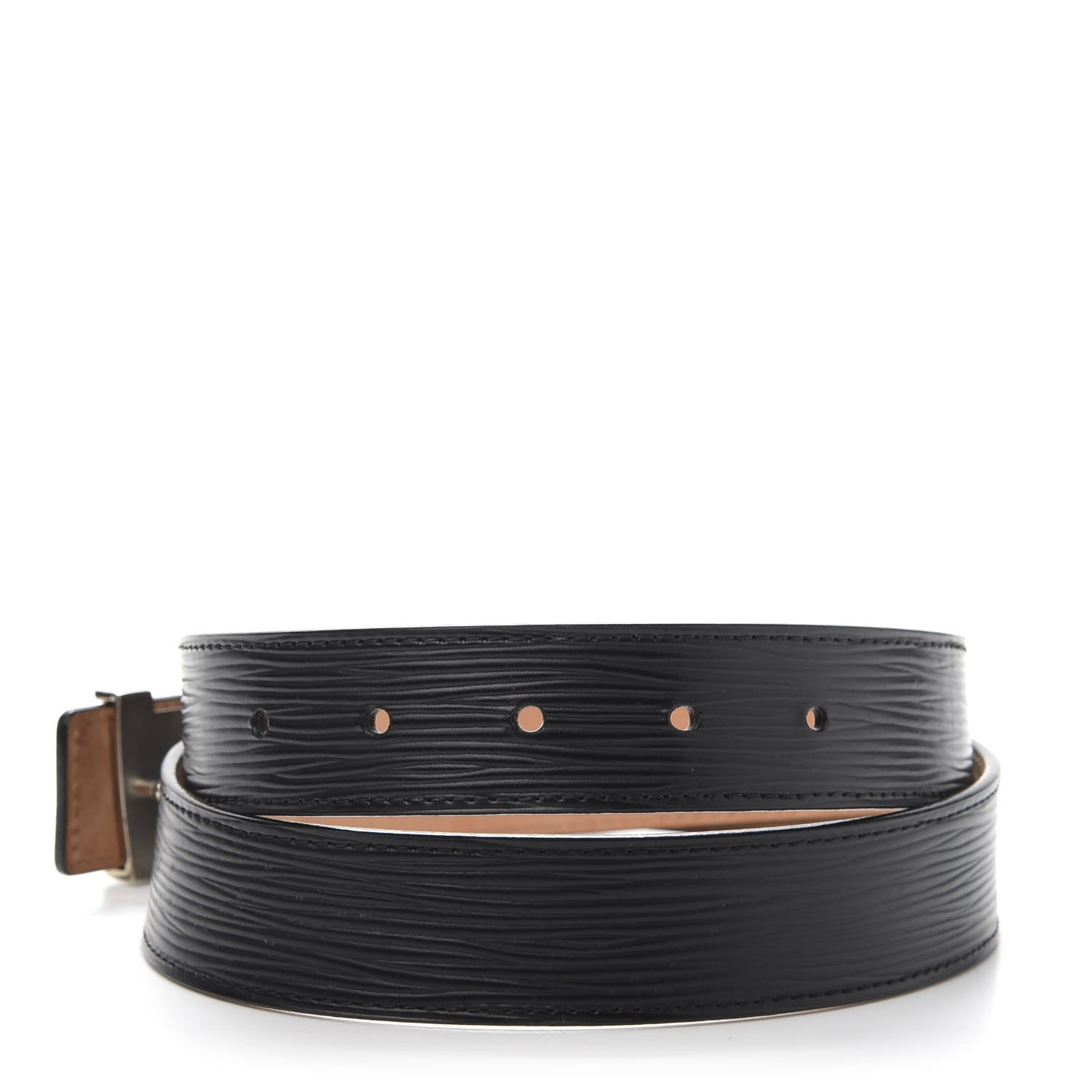 Louis Vuitton Epi 30mm LV Initiales Belt 80 32 Black 3 of 9