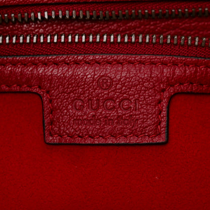 Gucci Goatskin Medium Aphrodite Shoulder Bag Hibiscus Red 6 of 10