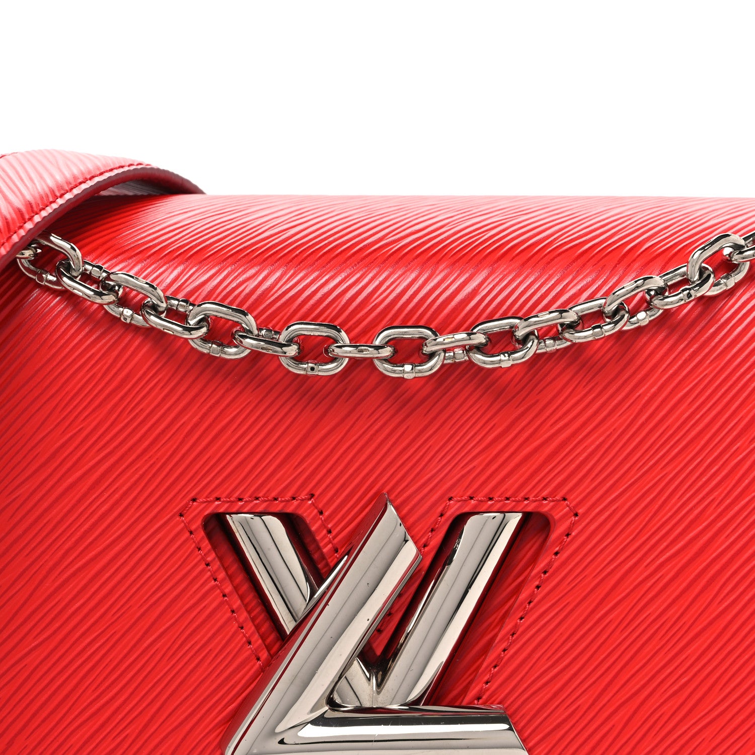 Louis Vuitton Epi Twist Shoulder Bag MM Coquelicot 9 of 12