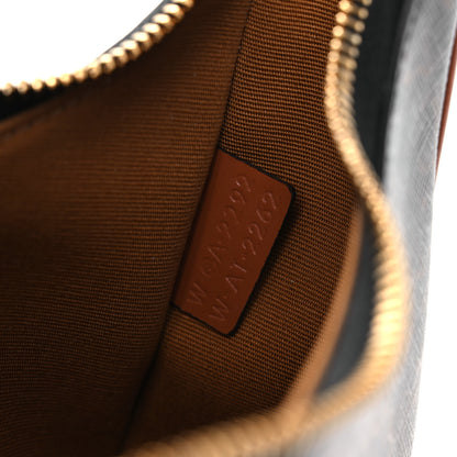 Celine Triomphe Canvas Calfskin Ava Shoulder Bag Tan 8 of 12