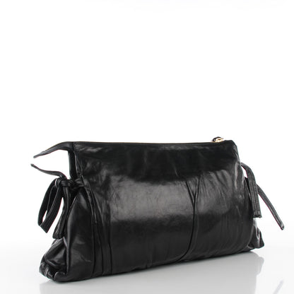Gucci Leather Large Hysteria Clutch Black 3 of 7