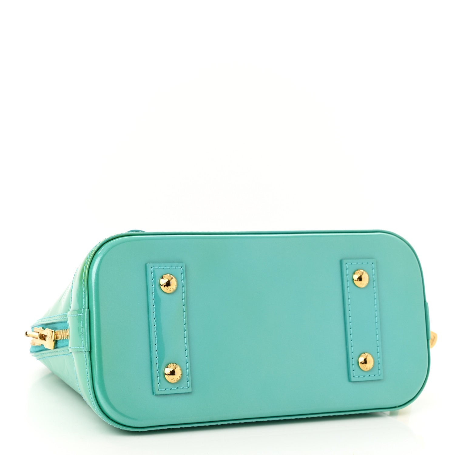 Louis Vuitton Vernis Alma BB Turquoise 4 of 10