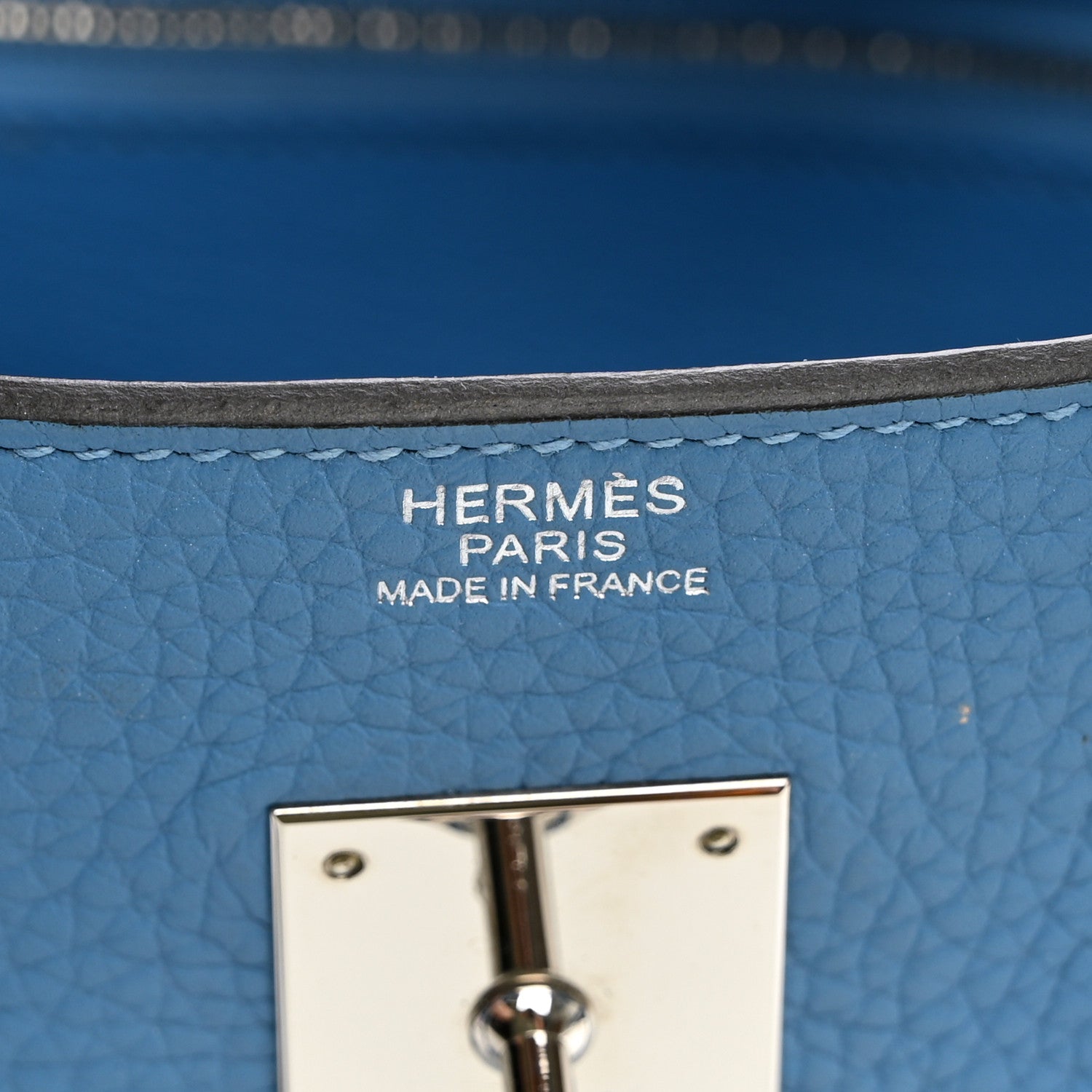 Hermes Togo BIRKIN 30 Bleu Paradis 6 of 12
