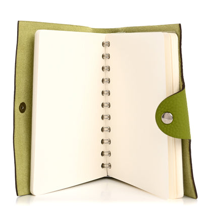 Hermes Togo Ulysse PM Notebook Cover Vert Anis 5 of 8