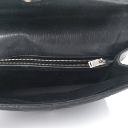 Saint Laurent Calfskin Diamond Quilted Monogram Large College Bag Black 5 of 14