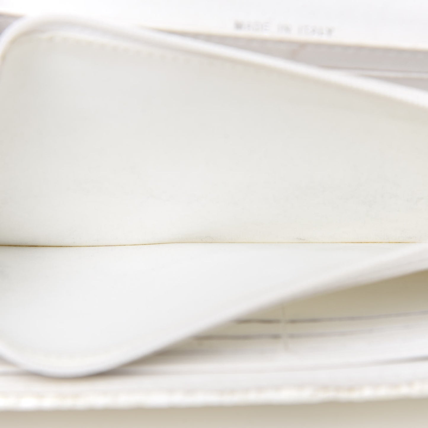Tweed Quilted Zip Flap Wallet White