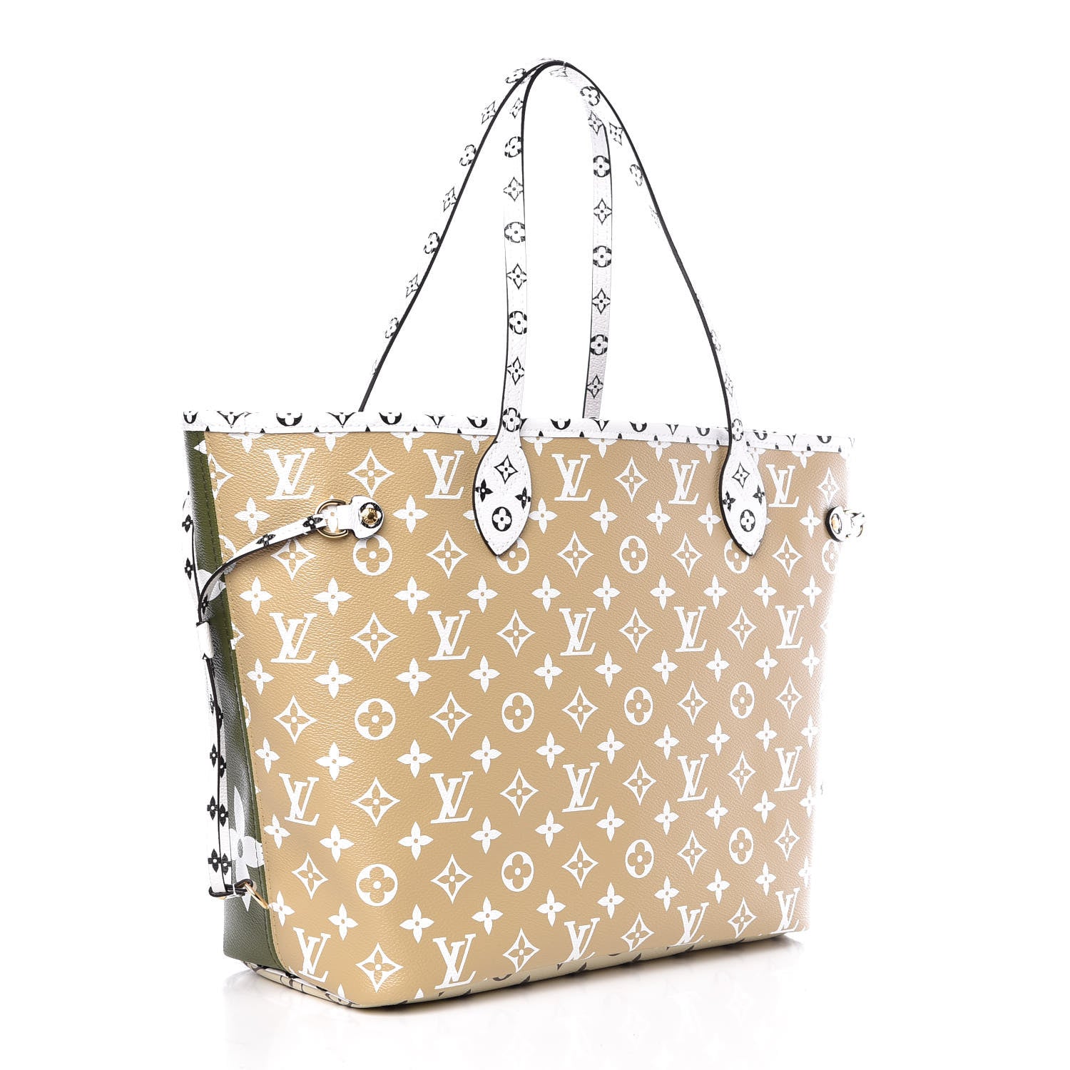 Louis Vuitton Monogram Giant Neverfull MM Kaki 3 of 8