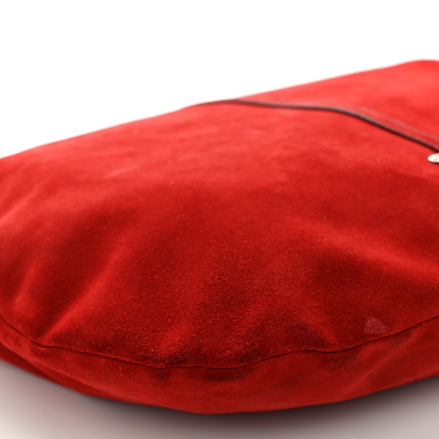 Scamosciato Suede Hobo Rosso Moro