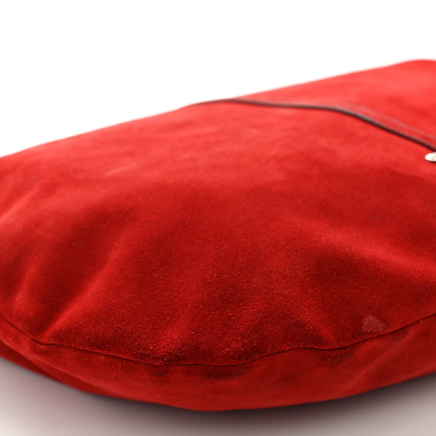 Prada Scamosciato Suede Hobo Rosso Moro 8 of 10
