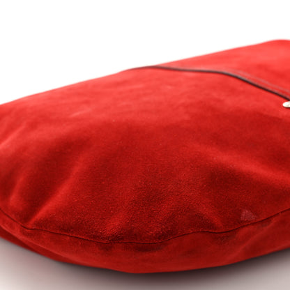 Prada Scamosciato Suede Hobo Rosso Moro 8 of 10