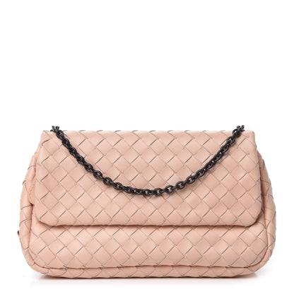 Bottega Veneta Nappa Intrecciato Mini Chain Messenger Flamingo 1 of 9